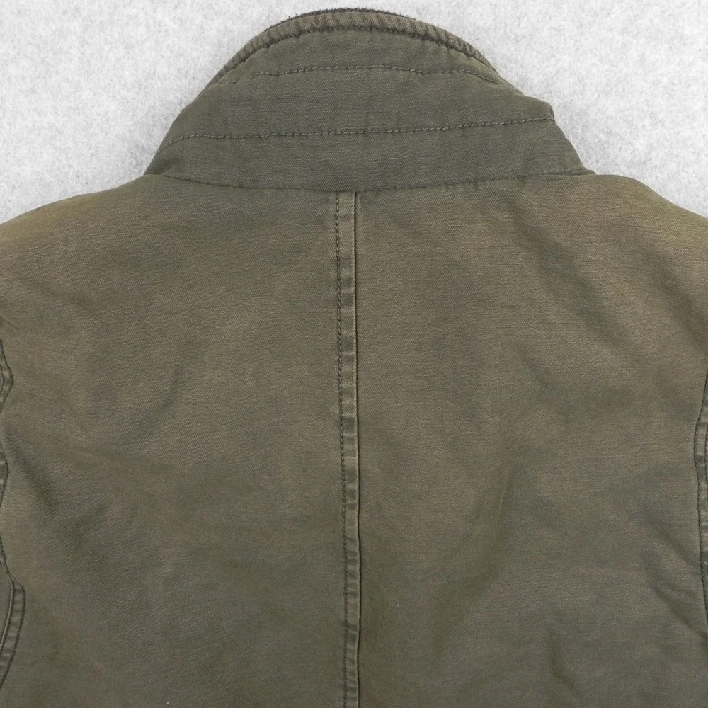 Levi's Field Jacket Mens XL Military Utility Coat Olive Green Lined Full Zip
